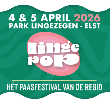Linge Pop Park Lingezegen Elst 2026-04-04 & 5 Live Muziek Pasen concert