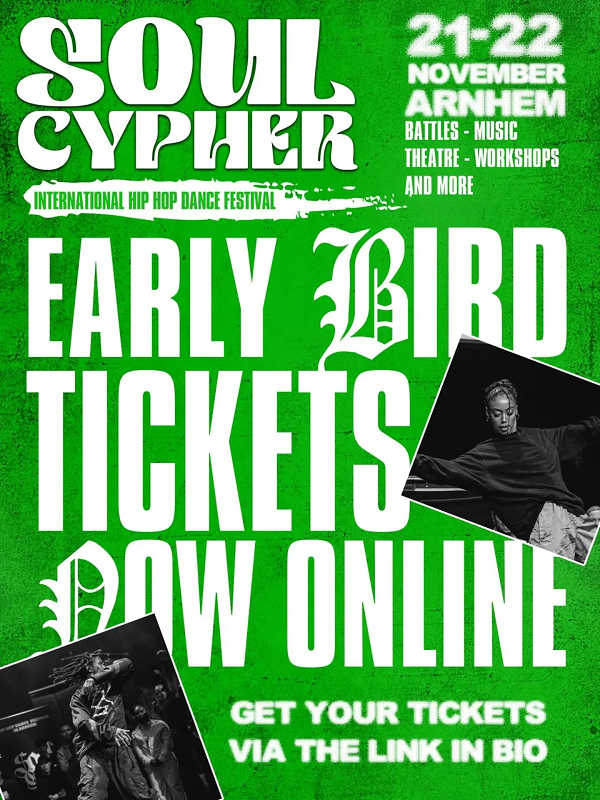 Save The Date SoulCypher Arnhem 2026-11-21 & 22 HipHop 